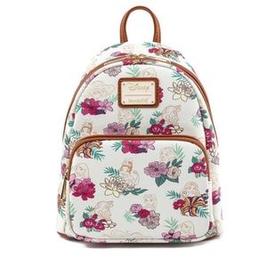 Loungefly Disney Princess Floral AOP Mini Backpack
